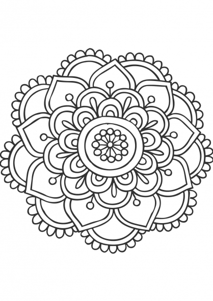 Mandala - Une Fleur