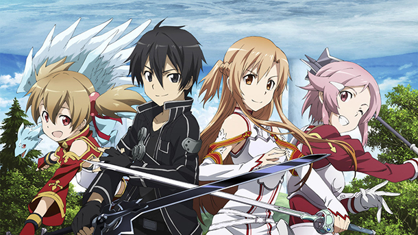 Sword Art Online - Asuna, Kirito et ses amis